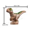Dinosaur World Chase Tyrannosaurus Rex Triceratops Stegosaurus Action Figures Building Blocks Accessories Toys for Children