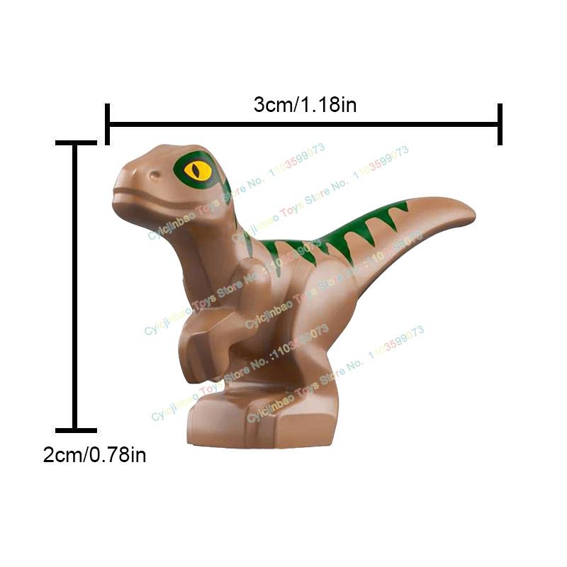 Dinosaur World Chase Tyrannosaurus Rex Triceratops Stegosaurus Action Figures Building Blocks Accessories Toys for Children