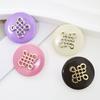 Painted Plastic Buttons Colored Black Hand-Sewn Buttons Woolen Coat Trench Coat Buttons Chinese Knots High-End Buttons Daquan