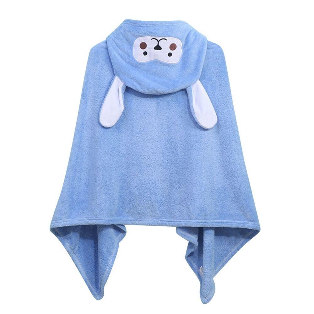 Large Size Swaddle Blanket Cartoon Bath Towel New Kids Hooded Towel  Baby