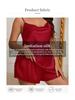 Ice Silk Women's Pajama Set: Breathable Summer Cami Dress and Shorts