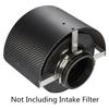 Precise Car Cold Air Intake Cone Sport Air Filter Cover Motion Air Filter Cover Heat Shield Carbon Fiber