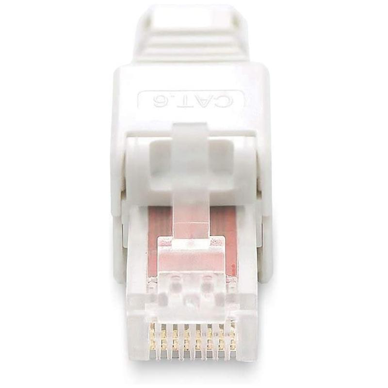 50 X Network Connectors Tool-Free RJ45 CAT6 LAN UTP Cable Plug Without Tools Cat5 Cat7 Installation Cable Patch Cable CNIM Hot