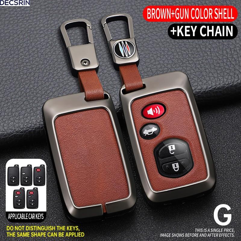 

2/3/4 Buttons Car Key Case Cover Holder Shell Fob For Toyota Prius 30 Alpha Aqua Land Cruiser Auris for Lexus LC 200 Accessories