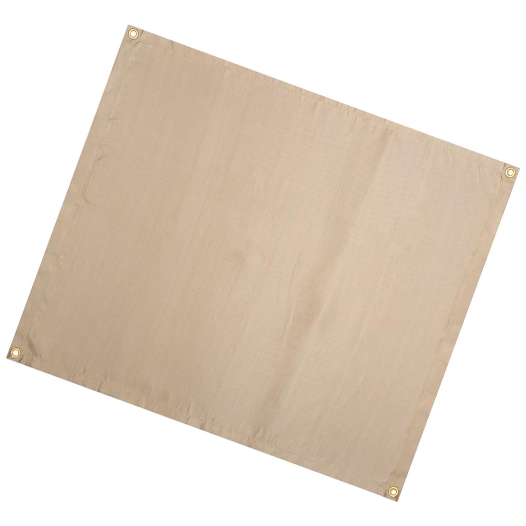 Fire Pit Mat Fiberglass Fireproof High Temperature Resistant Foldable Stove Grill Mat Blanket for Outdoor Camping Khaki