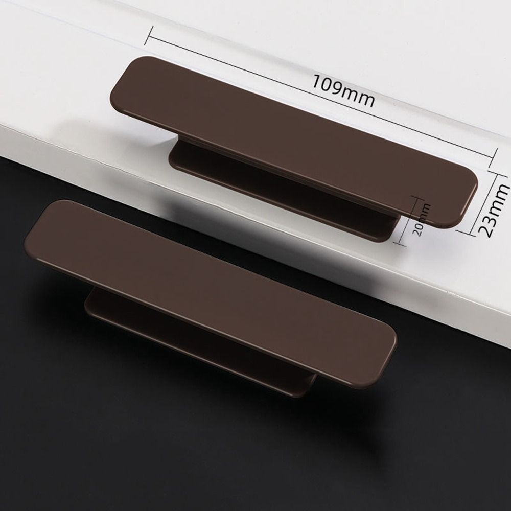 Transparent Door Handle Self-Adhesive Door Handlebar Fashion Door Knob Cupboard