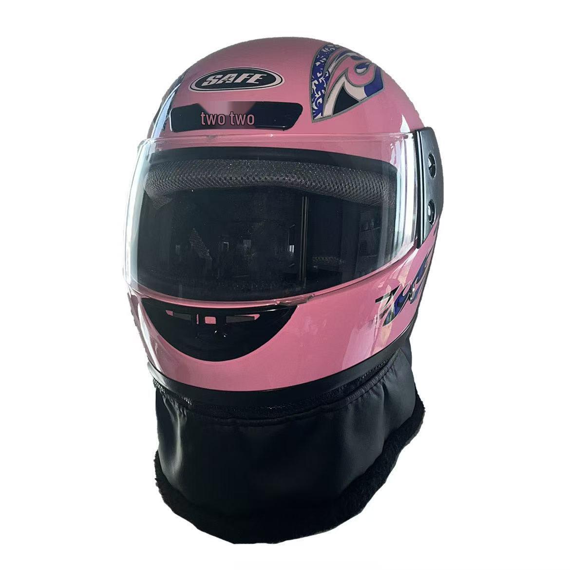 

Unisex Electric Full Face Helmet, All-Season, Anti-Fog, Warm, Cold Protection for Cycling