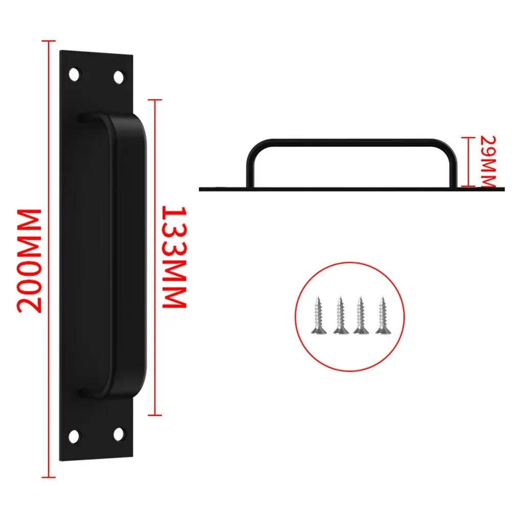 Door Handle Aluminum Alloy Door Handle Window Cabinet Balcony Sliding Door Pulls Punch-free Pulls Closet Furniture Hardware