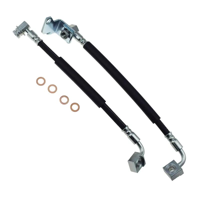 2Pcs Front Left Right Brake Hydraulic Hose for Ford Explorer Ranger Mazda B3000 Mercury Mountaineer 8L5Z2078L, 8L5Z2078R New