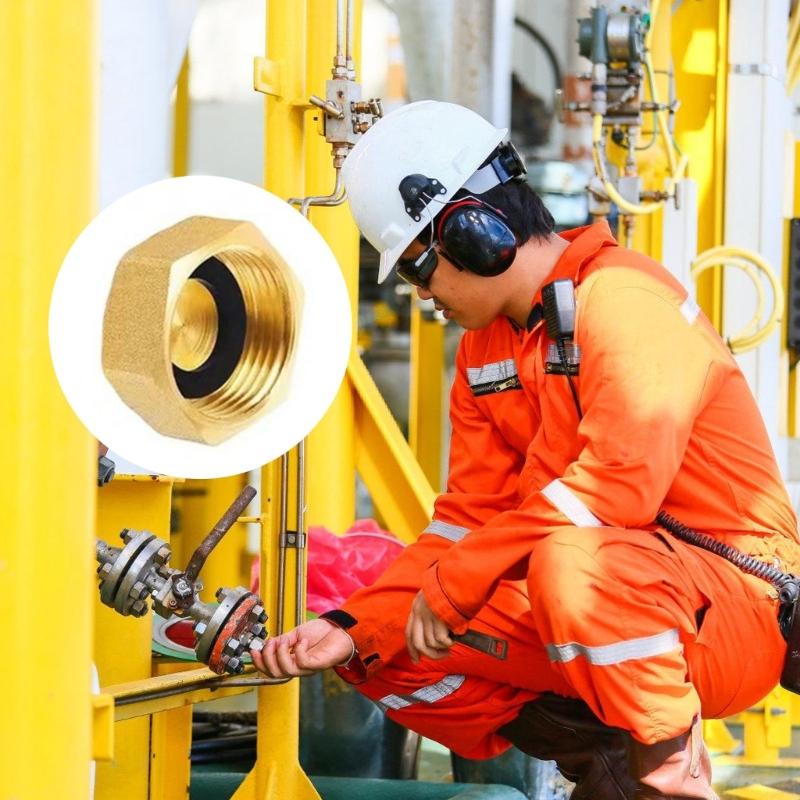 Pack of 6/8/12 Multipurpose Sturdy Brass 3/4Inch Female End Caps for Garden Hose Leak Prevention and Durability