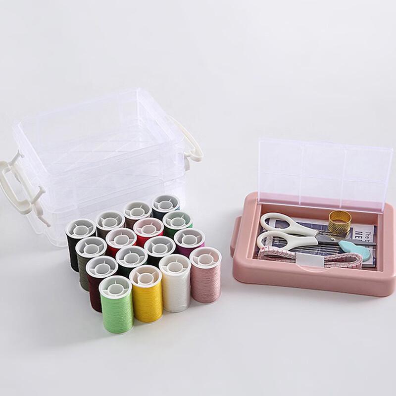 Nordic Style Double-Layer 30-Piece Sewing Kit