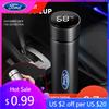 Car Sticker 2025 Hot New Smart Insulation Cup Car Thermos Mug Water Bottle Auto Accessories For Ford Fiesta Focus Mk2 Mk3 Ranger