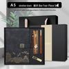 Custom Logo Cultural Creative Notebook & Wooden Bookmark Gift Set