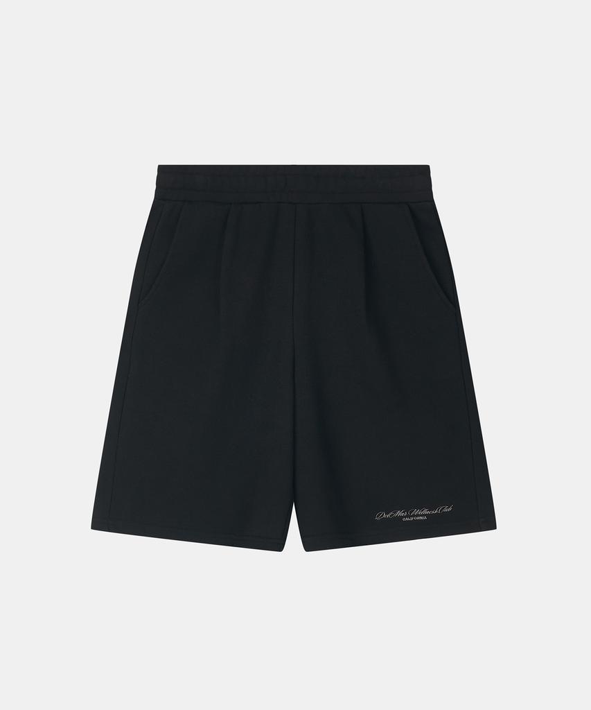 Delma W Wellness Club Sweat Easy Shorts - Black