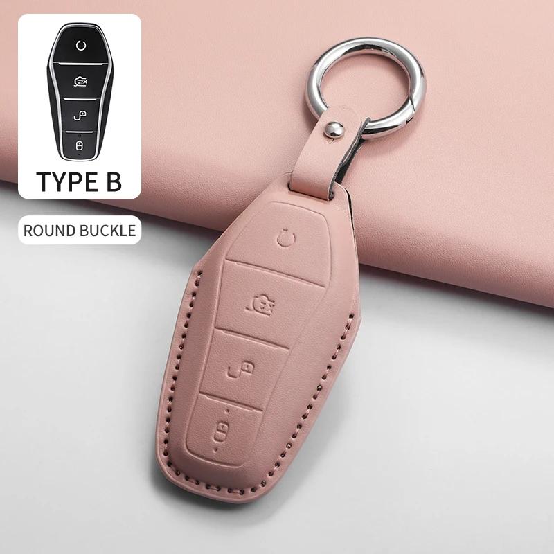 Fit For Byd Formula Leopard Super 5 Super 8 Super 3 9 Control Protect Case Long-lasting Auto Accessories Pu Auto Key Fob Cover Case