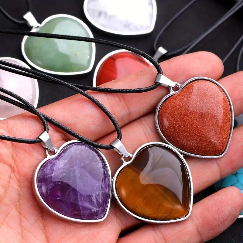 Love pendant, peach heart necklace, simple and fashionable, creative, versatile, accessory