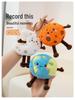 Adorable Plush Planet Pendant: Moon, Earth, Saturn, and Mars - Perfect Kids Birthday or Qixi Gift