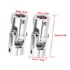 2 Stück Wellenkupplung Motorverbinder DIY Lenkung Länge 35mm AD 14mm Kreuzgelenk (8 * 8mm)