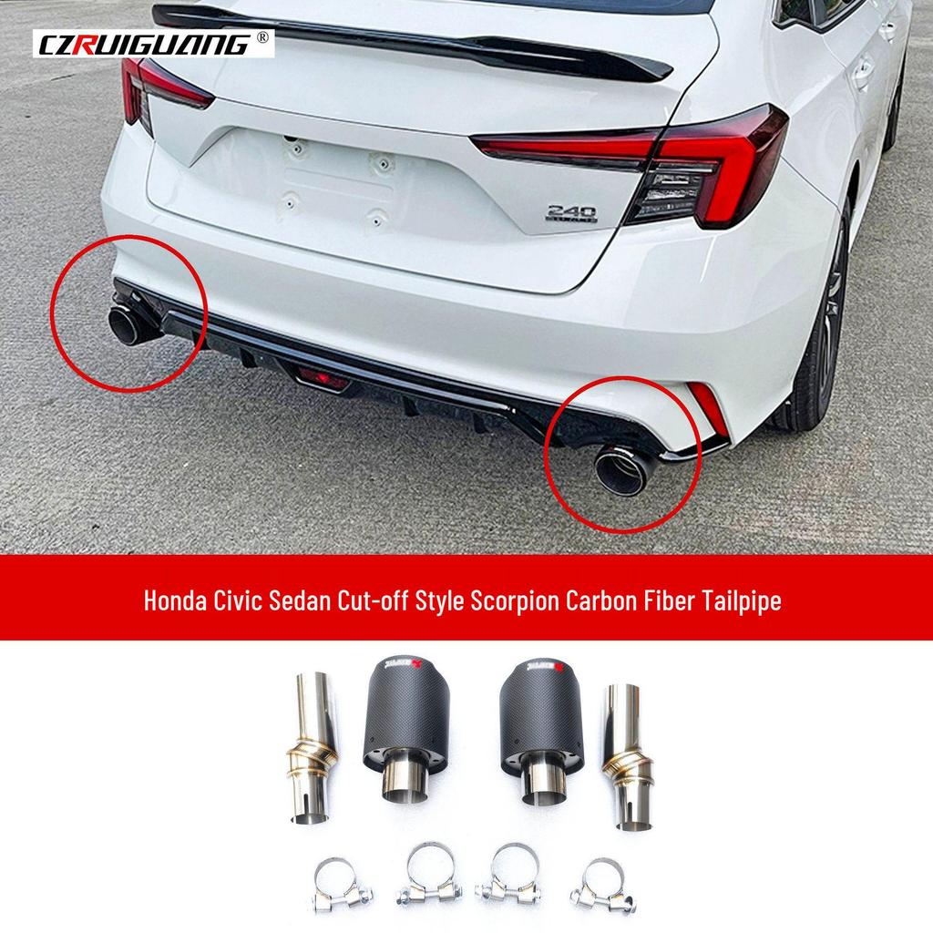 Honda Integra/Civic Front Lip, Rear Spoiler, Side Skirts, Rear Lip, Louvers, and Exhaust Tips Body Kit