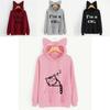 Streetwear Hoodie For Women With Letter Pattern And Cotton Blend For Casual Fall Fashion