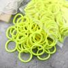 100/200PCS 4cm Elastic Hair Bands Candy Colors Hair Ties for Girls Chidren Headband Colorful Hair Accessories Headwear