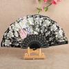 Handheld Embroidery Fan Retro Stage Performance Silky Fan Chinese Folding Fan  Masquerade Party
