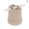 1Pc Lamp Base E27 Vintage Ceramic Lamp Fittings Socket Lamp Base Holder Accessory Fixing Bracket Large Screw Cap 250V 4A