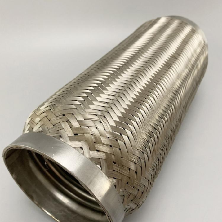 Steel Exhaust Flexible Pipe Double Braid Heavy Duty Exhaust Flexible Pipe Automotive Exhaust Part Long Lasting Exhaust Pipe
