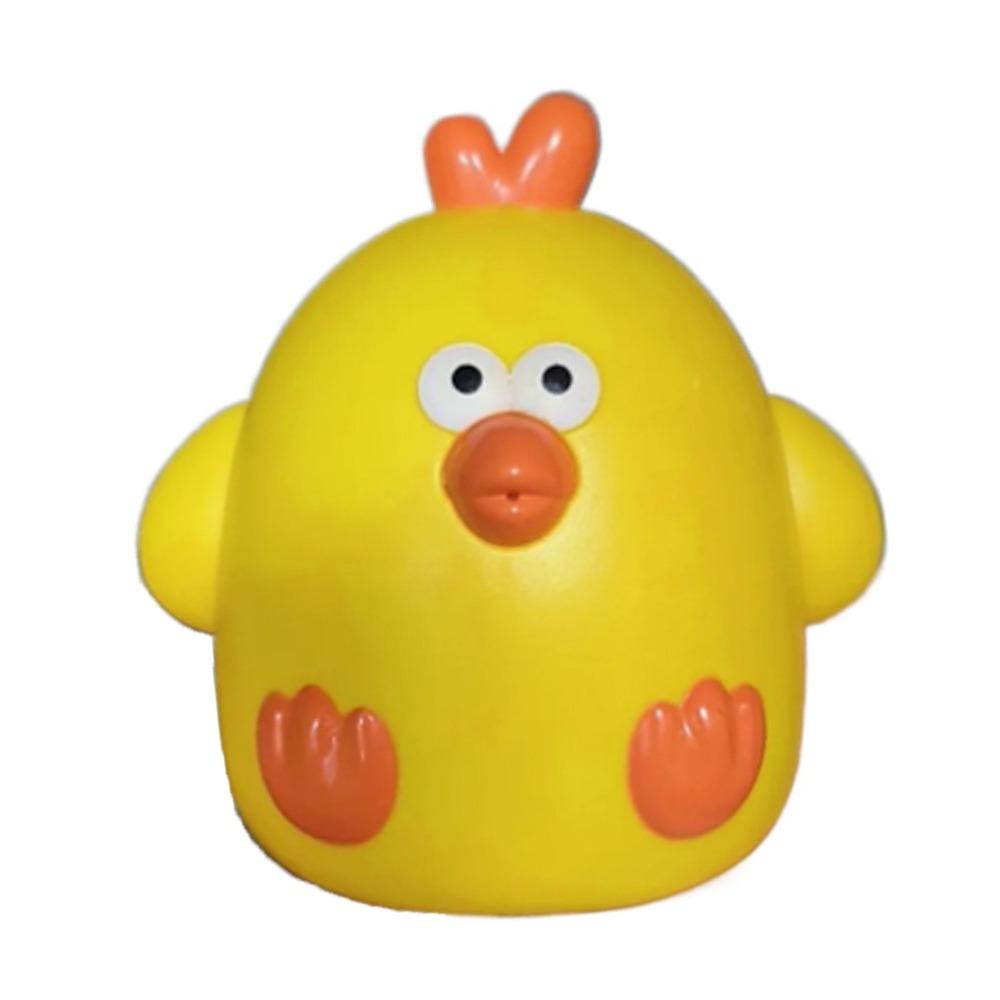 Anime Water Squirt Toy Yellow Chicken Swimming Water Toys Baby Bath Toys  Children