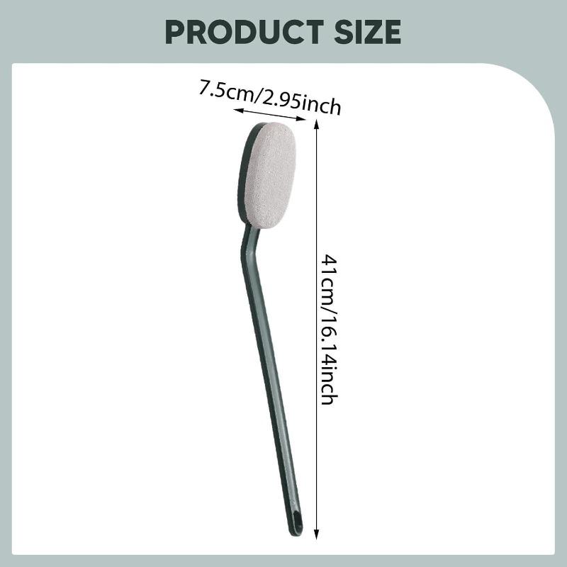Long Handle Back Scrubber Brush with Soft Bristles for Exfoliating and Massaging Shower Bath Brush for Men and Women