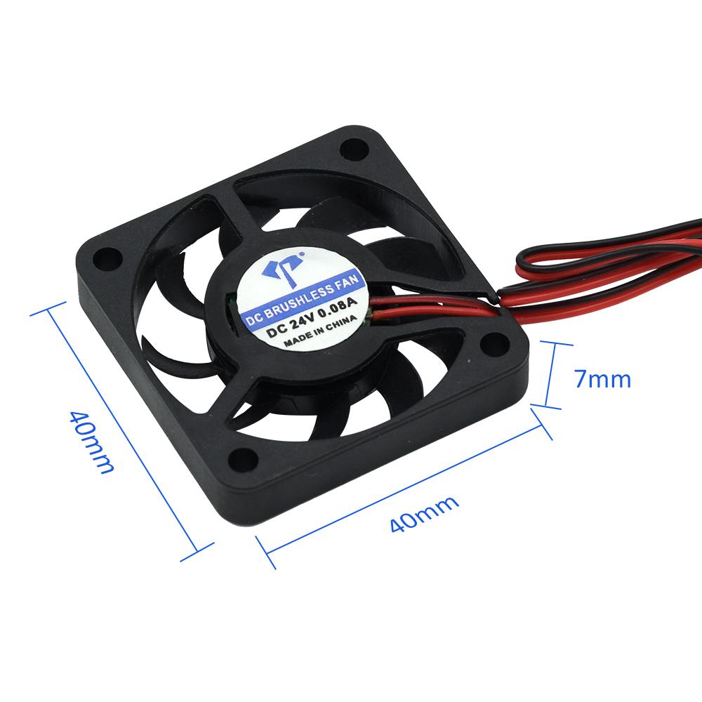5PCS DC4007 DC Cooling Fan DC 5V 12V 24V 40X40X7mm Micro Slim Cooling Fan PC CPU VGA Cooler