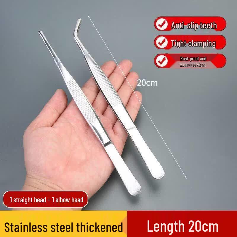 Qiwei Multifunctional Stainless Steel Round Head Tweezers