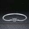 Pandora-style Modular Bracelet Cat Pave 18 Cm