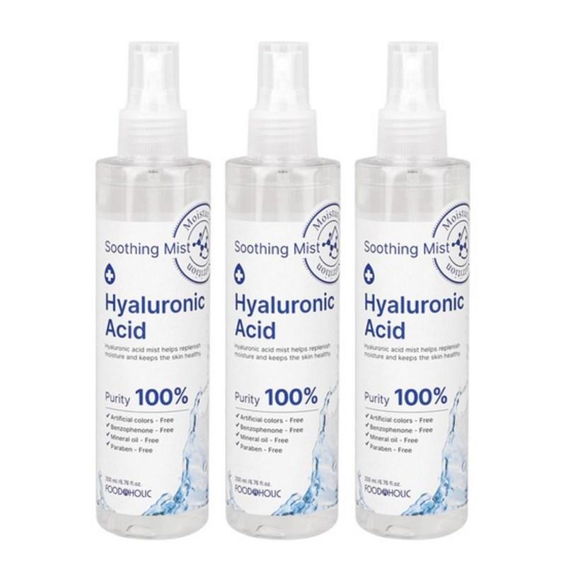 Hyaluronic Acid Soothing Mist 200ml 3 pcs