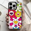 Takashi M-Murakamis F-Flowers  Phone Case For iPhone17,16,15,14,13,12,11 Plus,Pro Max Candy Silver Plated Inside Cover