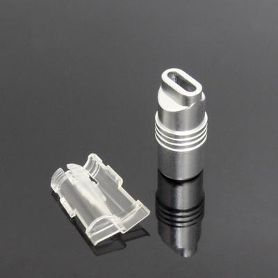 DIY Typ-C Stecker Aluminiumlegierung Gehäuse 6 mm Durchmesser Loch USB-C Gehäuse Zum Anpassen von Datenkabeln Reparatur Und Montage