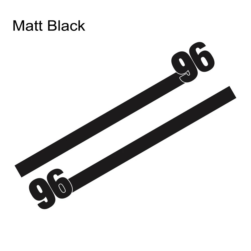 2 Stück Auto Karosserie Seiten Taille Linie Aufkleber Nummer 96 Vinyl Decals Auto Dekoration Aufkleber Zubehör Für Mini Cooper JCW Countryman