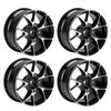 4Pcs RC Wheel Hub High Wear Resistance Aluminum Alloy Remote Control Car Accessories for 1Celsius10 Flat Sports Car