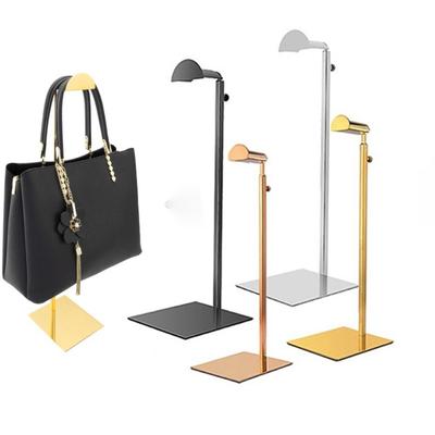 Stand Opbergruimte Verstelbaar Gepolijst Goud / Zilver Hangende Tas Handtas Plank Display Stand Portemonnees Handtas Houder Rek Organizer