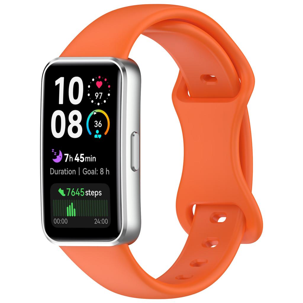 Sportovní měkký silikonový náramek pro Huawei Band 10/10NFC/9/9NFC/8/8NFC pásek náramek barevný pásek chytrý řemínek k hodinkám náhradní