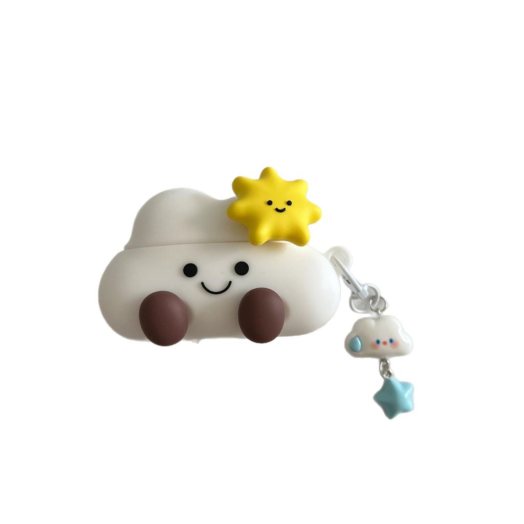 Cute star cloud AirPods pro apple bluetooth headset case 1/1/1 generation cartoon case for women