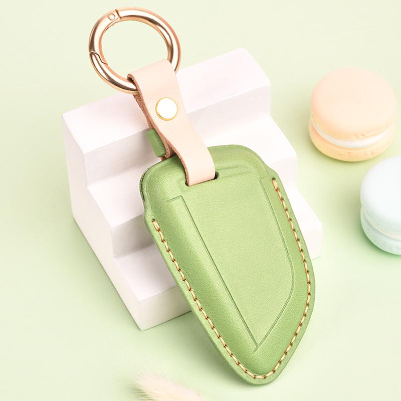 Leather Car Key Case For For Bmw 5 Series 520Li New 3 Series X1X3X5X7 7 Series High Grade Leather Case
