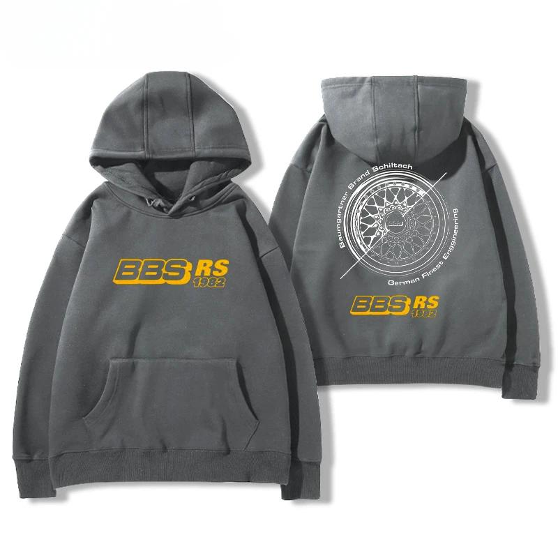 2025bbs Wheel Printed Hoodie Men's and Women's Car Modification Culture Four Seasons All Loose Casual Jacket Breathable Light