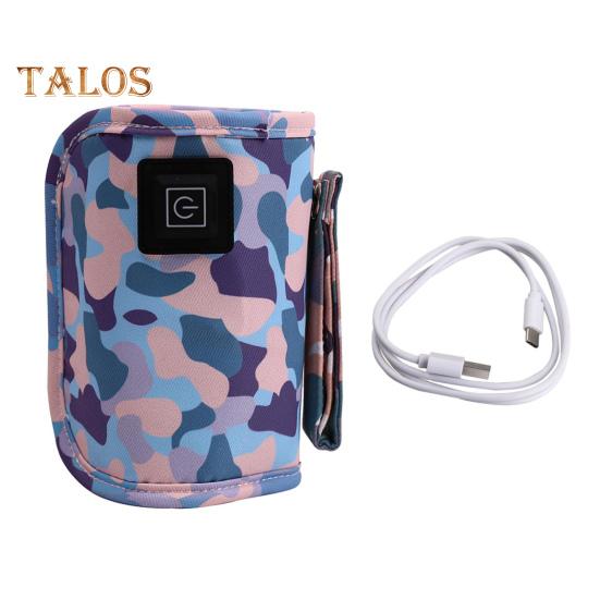 Portable Baby Bottle Warmer Sleeve 3 Levels Adjustable Electric Feeding Bottle Heater Fast Heating Outdoor Travel Infant Milk Bottle Heating Cover