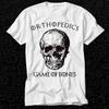 Orthopädischer Chirurg Parodie Arzt Orthopäde Game of Bones T-Shirt 435