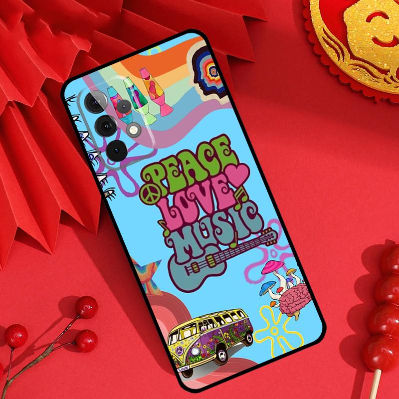 Hippy Peace Bus Cat Case For Samsung Galaxy M21 M31 M35 M12 M13 M14 M15 M06 M16 M36 M56 M53 M32 M52 M55 M34 M54