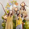 PVC Inflatable Monkey Balloon Inflatable Animal Monkey Toy Kids Happy Birthday Party Decors Kids Favor Monkey Ballon Photo Props