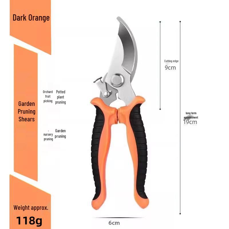 Stainless Steel Garden Pruning Shears for Fruit, Flowers, Branches, and Orchards