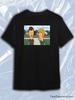Beavis and Butthead Black Crew Neck Short Sleeve T-Shirt with Cartoon