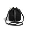 New women's drawstring bucket bag, fashionable commuter bag, trendy shoulder bag, one piece.